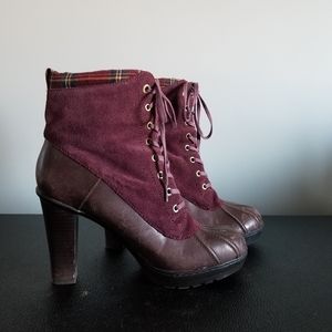 👢TOMMY HILFIGER LEATHER  ANKLE BOOTS